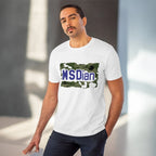 Men's PC Cotton Cricket Design Printed T Shirt (Color: White, Thread Count: 180GSM)