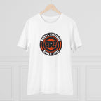 Men's PC Cotton Bike Ride Design Printed T Shirt (Color: White, Thread Count: 180GSM)