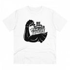 Men's PC Cotton Be Beter Than Yesterday Printed T Shirt (Color: White, Thread Count: 180GSM)