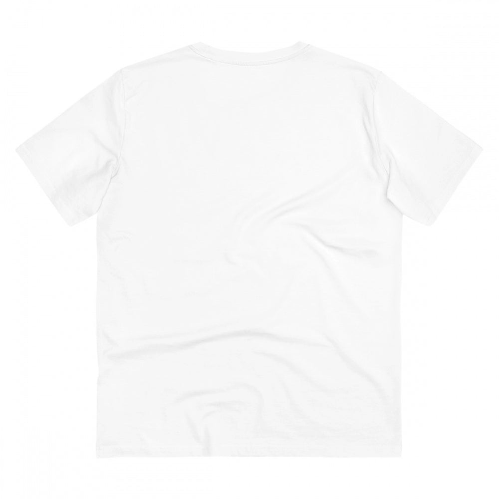 Men's PC Cotton Bulati Hai Magar Jane Ka Nahi Printed T Shirt (Color: White, Thread Count: 180GSM)