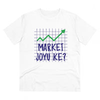 Men's PC Cotton Market Joyu Che Printed T Shirt (Color: White, Thread Count: 180GSM)