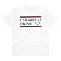 Men's PC Cotton Quotes Printed T Shirt (Color: White, Thread Count: 180GSM)