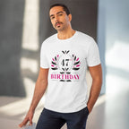 Men's PC Cotton 47th Birthday Printed T Shirt (Color: White, Thread Count: 180GSM)