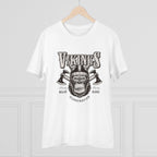 Men's PC Cotton Gorila Desing Printed T Shirt (Color: White, Thread Count: 180GSM)