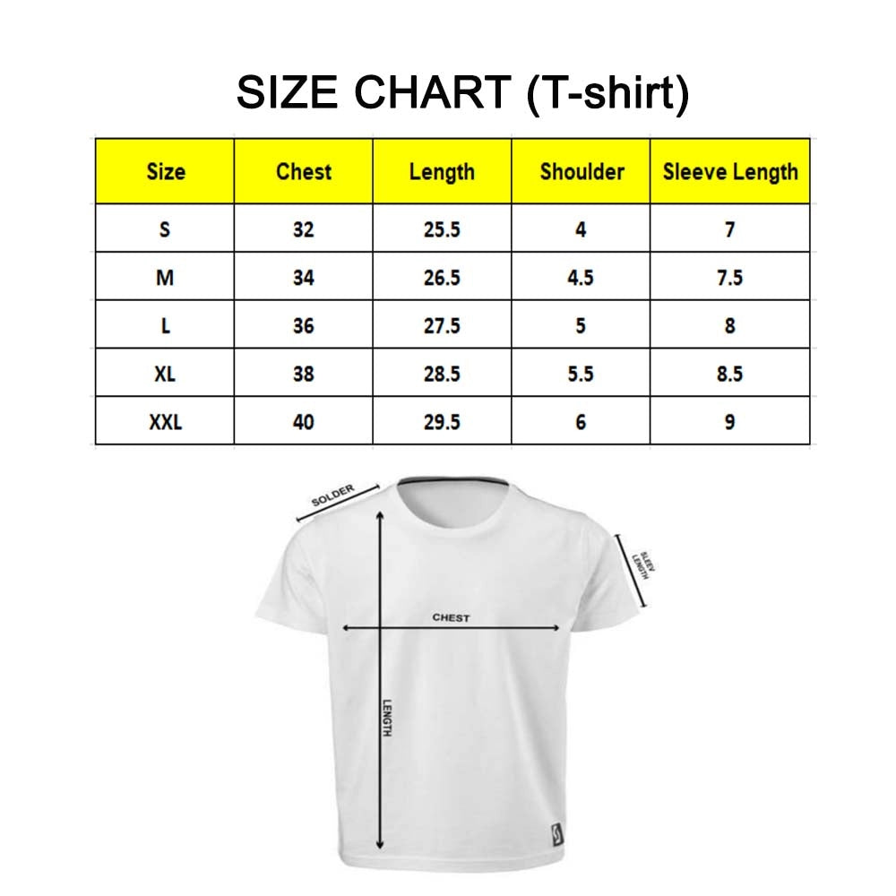 Men's PC Cotton Not Your Regular Naari Printed T Shirt (Color: White, Thread Count: 180GSM)
