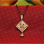 Women's Red &amp; White Color Pendants Locket Combo Of 5 Pieces
