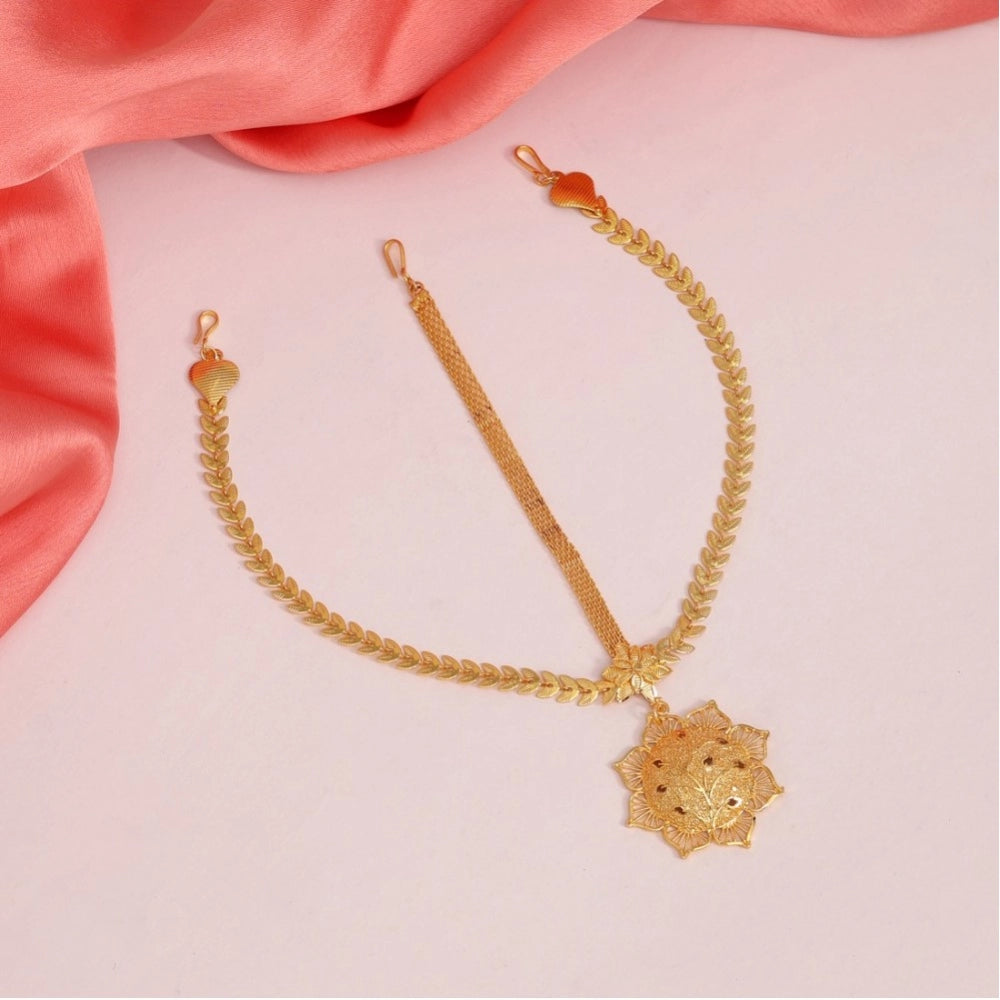 Women's Gold Color Matha Patti