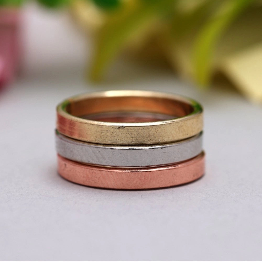 Women's Multi Color 3 Pieces Adjustable Bracelets &amp; Rings