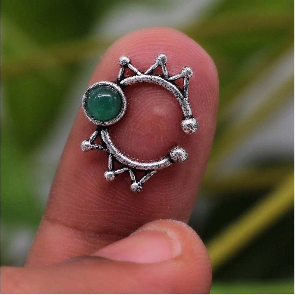 Women's Assorted Color And Design Nose Pin Combo Of 10 Pieces