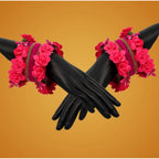 Women's Rani Color Floral Bangles Set: 2.4