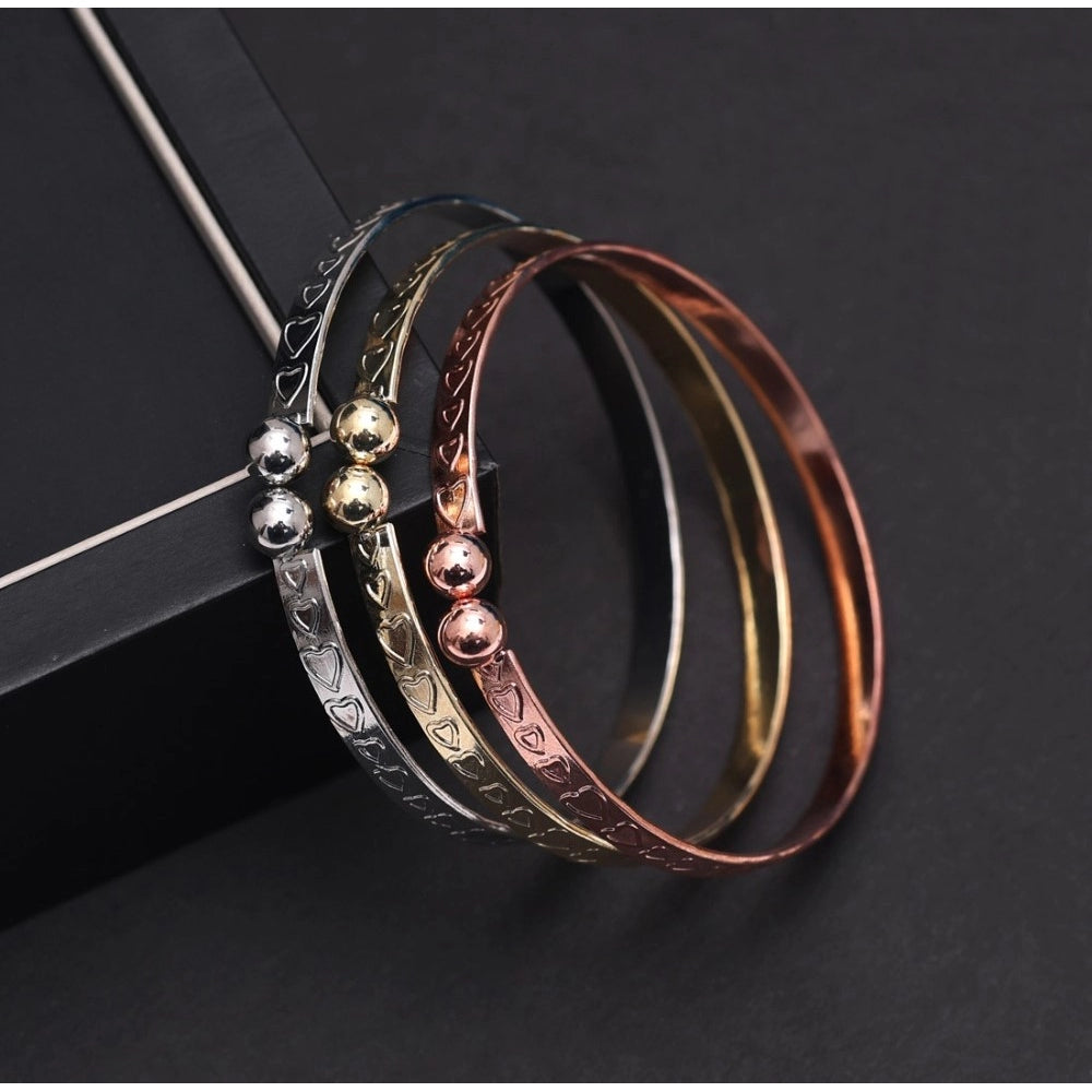 Women's Multi Color 3 Pieces Adjustable Bracelets &amp; Rings
