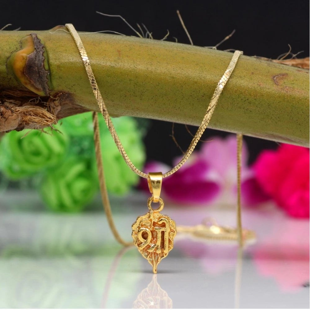 Women's Gold Color Temple Locket