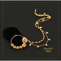 Women's Rani Color Nose Nath