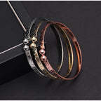 Women's Multi Color 3 Pieces Adjustable Bracelets &amp; Rings