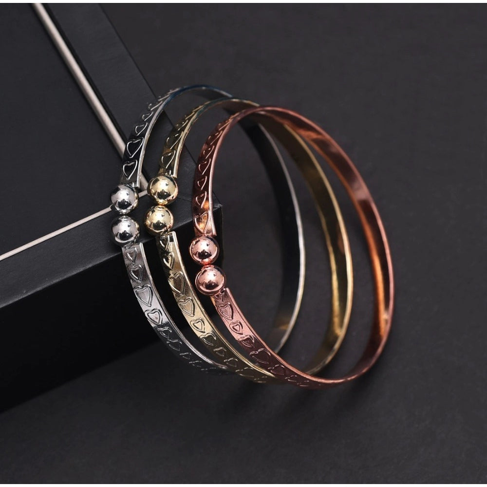 Women's Multi Color 3 Pieces Adjustable Bracelets &amp; Rings