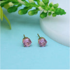 Women's Assorted Color Stud Earrings Combo Of 60 Pairs