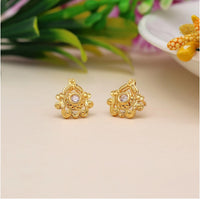 Women's Stud Gold Plated Earrings