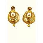 Women's Rose Gold Plated Alloy Earrings (Gold)