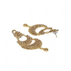 Women's Rose Gold Plated Alloy Earrings (Gold)