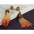 Women's Rose Gold Plated Alloy Earrings (Multicolor)