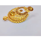 Women's Rose Gold Plated Alloy Earrings (Gold)