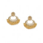 Women's Rose Gold Plated Alloy Earrings (Gold)