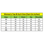 Women's Georgette Embroidery 3-4th Sleeve Round Neck Kurti with Dupatta Set (Wine)