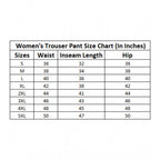 Women's Casual Checked Rayon Trouser Pant (Yellow)
