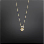 Women's Stainless Steel Heart Shape Golden Delicate Pendent Chain (Gold Plated)