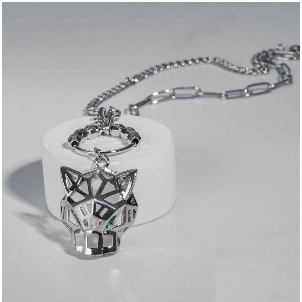 Women's Stainless Steel Imported Gen-z Pendent Chain (Silver Plated)