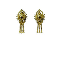 Women's Pack of_2 Brass Gold-Plated Earrings (Gold)
