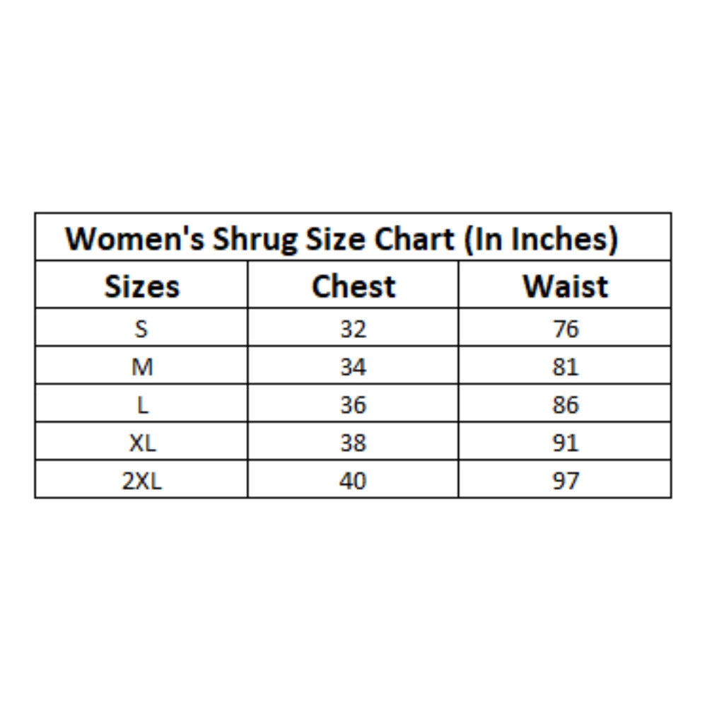 Women's Denim Embellished Long Sleeves Shrug (Blue)